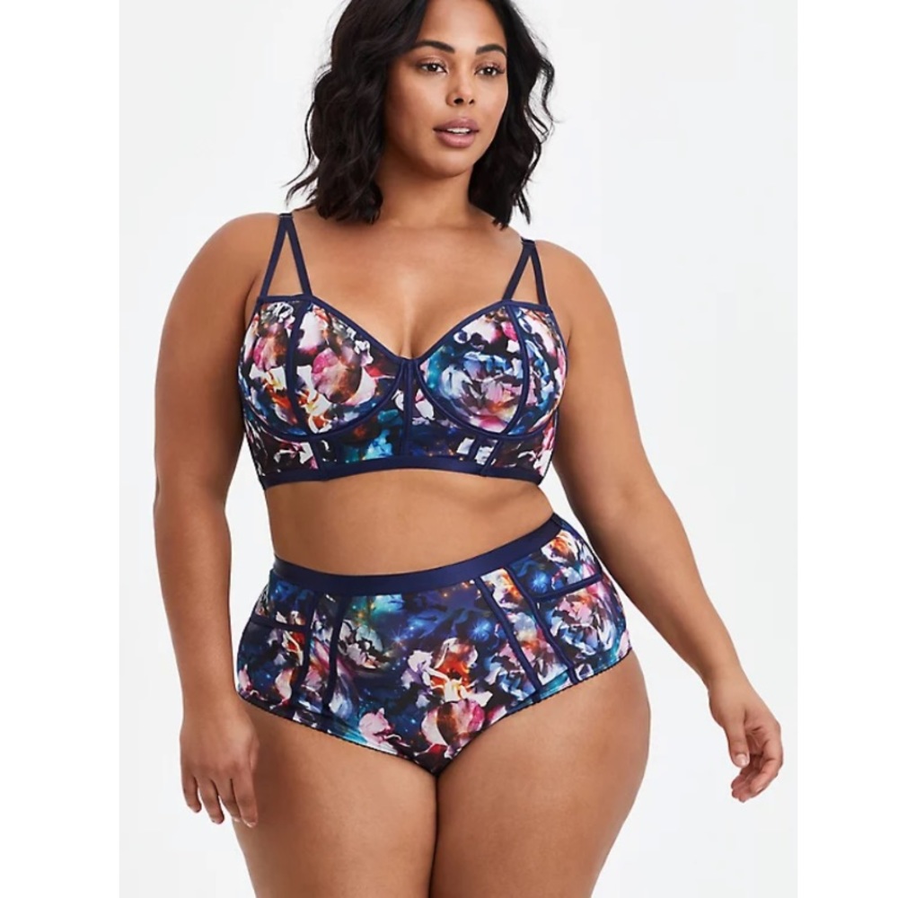 Torrid Multicolor Floral Intimates Set - Picture 5 of 7